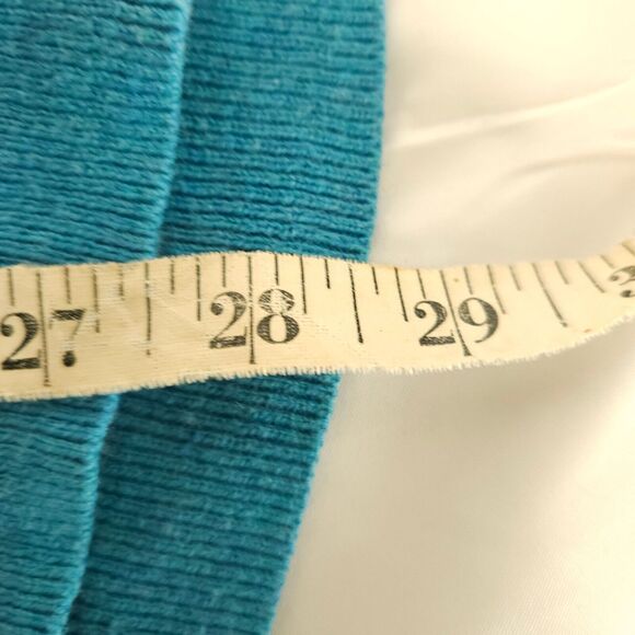 J Crew Mens XL Blue Cashmere Cotton V-Neck Long Sleeve Pullover Sweater - Picture 7 of 7